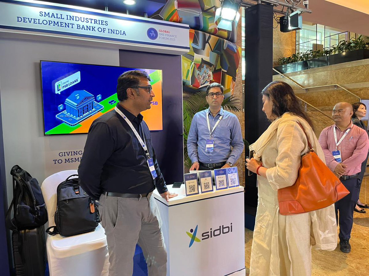 sidbiofficial's tweet photo. 🌟 #SIDBI gears up for the inauguration of the biggest #SME event of the year! 

🔭 Explore the SME #innovations amongst #global leaders! 

#GSMEFF23 #DigitalEcosystem #SMEFinance https://t.co/xmBKEMTmFS