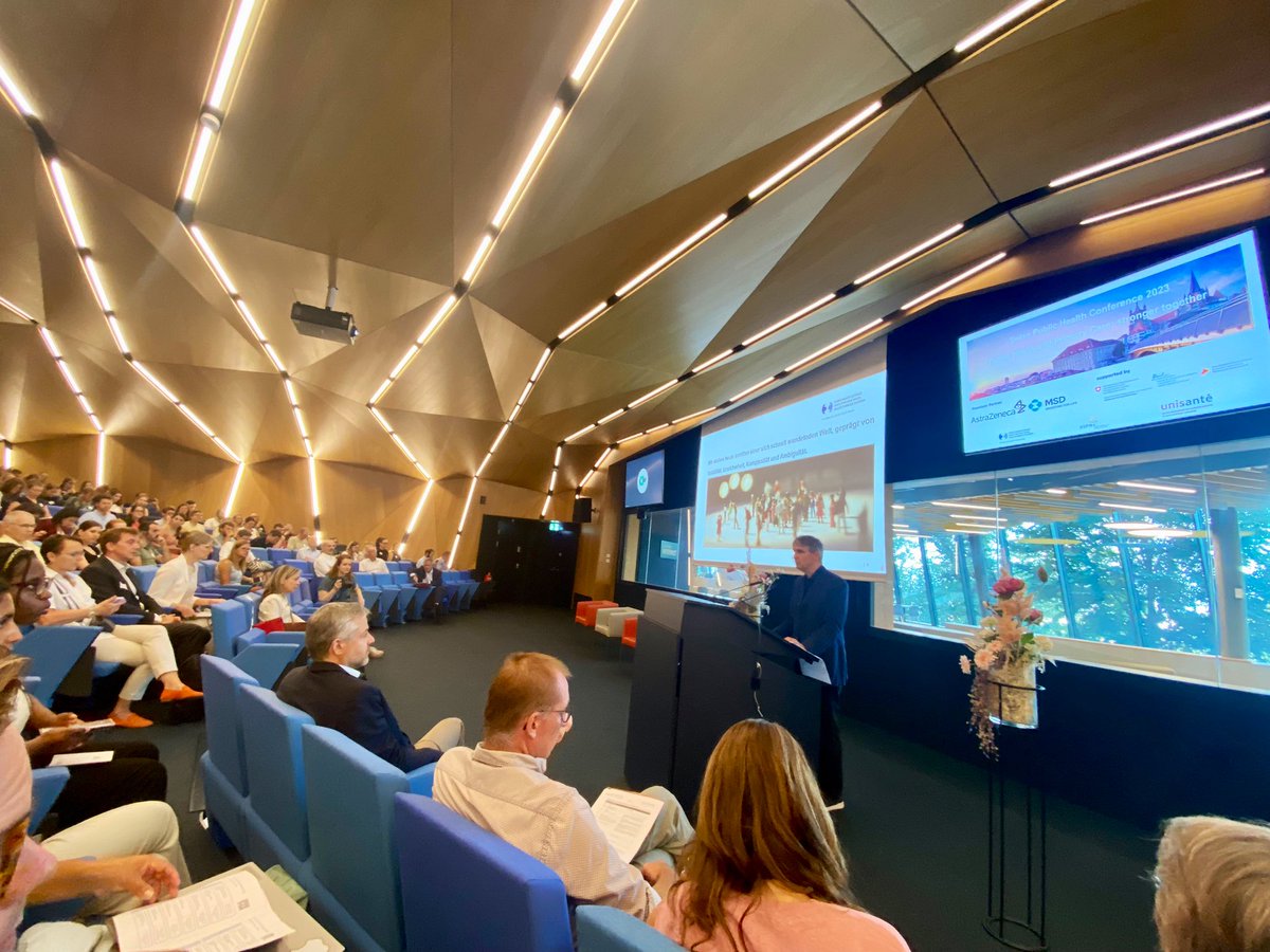 Davidović Maša (@dav_masa) on Twitter photo Swiss Public Health Conference 2023 officially started!
It is great to meet #publichealth experts & <a href="/SSPHplus/">SSPHplus</a> colleagues! 🤗
Lets exchange ideas how primary #health care can be shaped to strengthen the health of the population! 💫
<a href="/UnisanteVD/">Unisanté (compte inactif)</a> <a href="/publichealth_ch/">Public Health Schweiz</a> <a href="/SwissTPH/">Swiss TPH</a> #SPHC Swiss Public Health Conference 2023 officially started!
It is great to meet #publichealth experts & <a href="/SSPHplus/">SSPHplus</a> colleagues! 🤗
Lets exchange ideas how primary #health care can be shaped to strengthen the health of the population! 💫
<a href="/UnisanteVD/">Unisanté (compte inactif)</a> <a href="/publichealth_ch/">Public Health Schweiz</a> <a href="/SwissTPH/">Swiss TPH</a> #SPHC