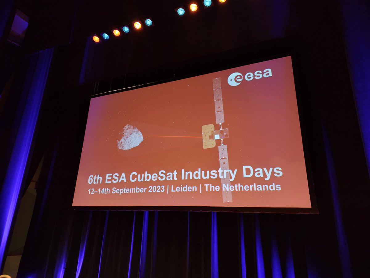 ABinios's tweet image. The 6th @ESA #CubeSat Industry Days have just begun – hope to meet You here. 🛰️ #CSID #CubeSats