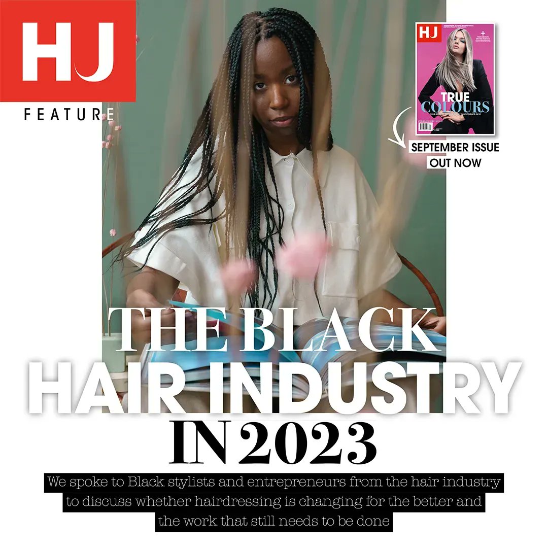 ✨In this month's issue of HJ, we explored where the Black hairdressing industry is at right now✨

Hit the link below to read the September issue of HJ now!❤️

bit.ly/3OYmuQr 

#HJSeptember #SeptemberIssue #BlackHairdressingIndustry #BlackHair #NewIssue