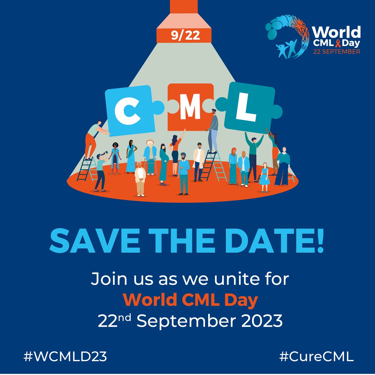 This World Chronic Myeloid Leukemia #WCMLD23 Day, let's honor the strength of those facing the 9-22 chromosome challenge. Together, we can rewrite the story of CML.
#WorldCMLDay
#wcmld23
#curecml
#cmlawarenessmonth
#Chronicmyeloidleukemia