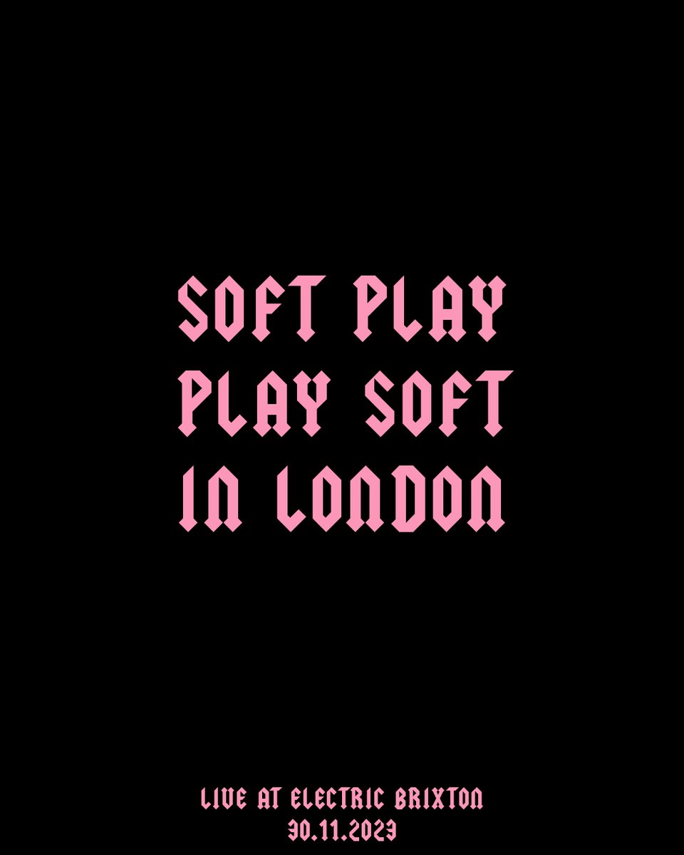 SOFT PLAY tweet media