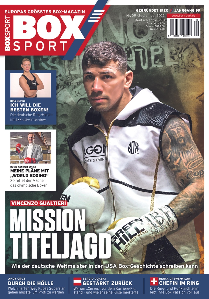 DER NEUE BOXSPORT IST DA! ⁠ #boxen #boxing #boxsport #boxsportmagazin #VincenzoGualtieri #NinaMeinke #WorldBoxing #EtinosaOliha #ArturMamberger #BoxenimNorden #SergioOdabai #DianaDrews #TerenceCrawford #AndyCruz