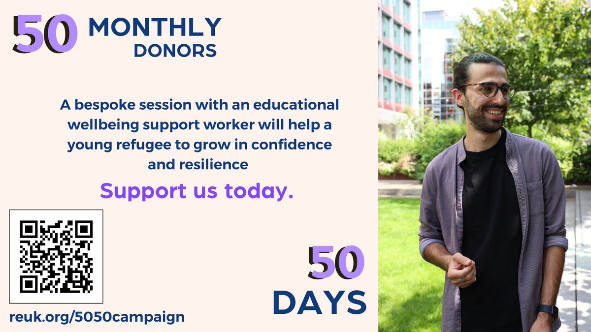 RefugeeEdUK's tweet photo. Mental health and wellbeing challenges are one of the biggest obstacles to improved educational outcomes for young refugees. You can help us to provide thorough and sensitive mental health support. 

Sign up to support a young person today
➡️ https://t.co/tquEa70Fnr https://t.co/OupAV34qDr