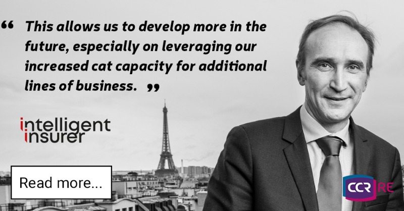 CCR_Re's tweet photo. 👉For the RVS, Laurent Montador, Deputy Chief Executive Officer, discusses with #IntelligentInsurer in an exclusive interview about business expansion, with a focus on the international stage.

#Target #Interview #RVS2023