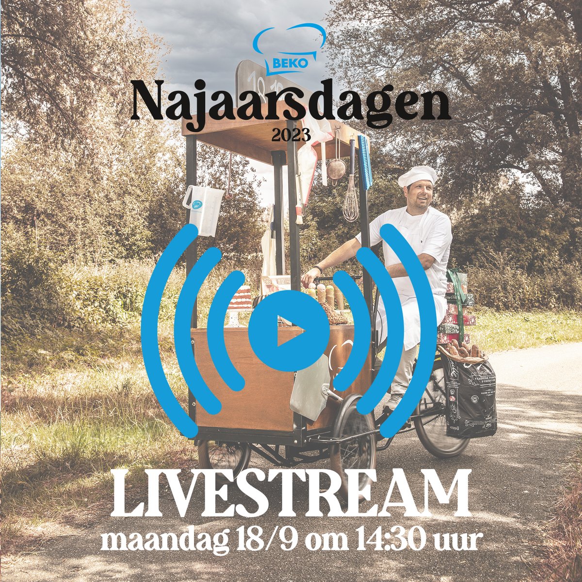 Geen tijd om de reis naar de Najaarsdagen te maken. Wees niet getreurd! Maandag om 14:30 nemen we je mee over de vakbeurs van het najaar door middel van een livestream. Deze start maandag 18 september om 14:30, stay tuned!