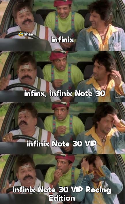 santoshgodage's tweet image. #stufflistingsarmy 
kamal-dhamal 😉😆 [Exclusive]

#Infinix  #InfinixNote30VIPRacingEdition