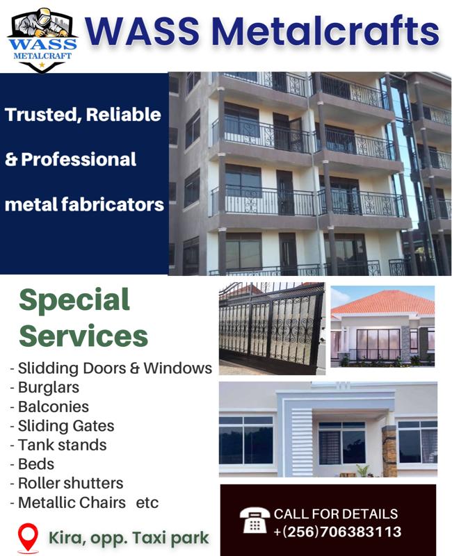 We are proved for handling big projects with our professional metal fabrication works. Call us on 0785977215 to book Located in Kira, kasangati Rd opp the taxi park. #innovation #welding #11Septiembre #INDvPAK #Libya #bbtvi #BabarAzam #HappyBirthdayNamjoon