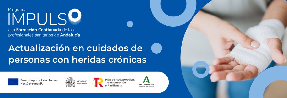 SerafinCuidando's tweet photo. 📌Curso para enfermeras del #SSPA: ℹ️Actualización en cuidados de personas con heridas crónicas by @Iavante_fps   👉https://t.co/L70UE2mF4u 🗓Inscripción hasta el 1 de Octubre. Online, gratuito y #alturrón #Picuida https://t.co/AQG7rskh0S