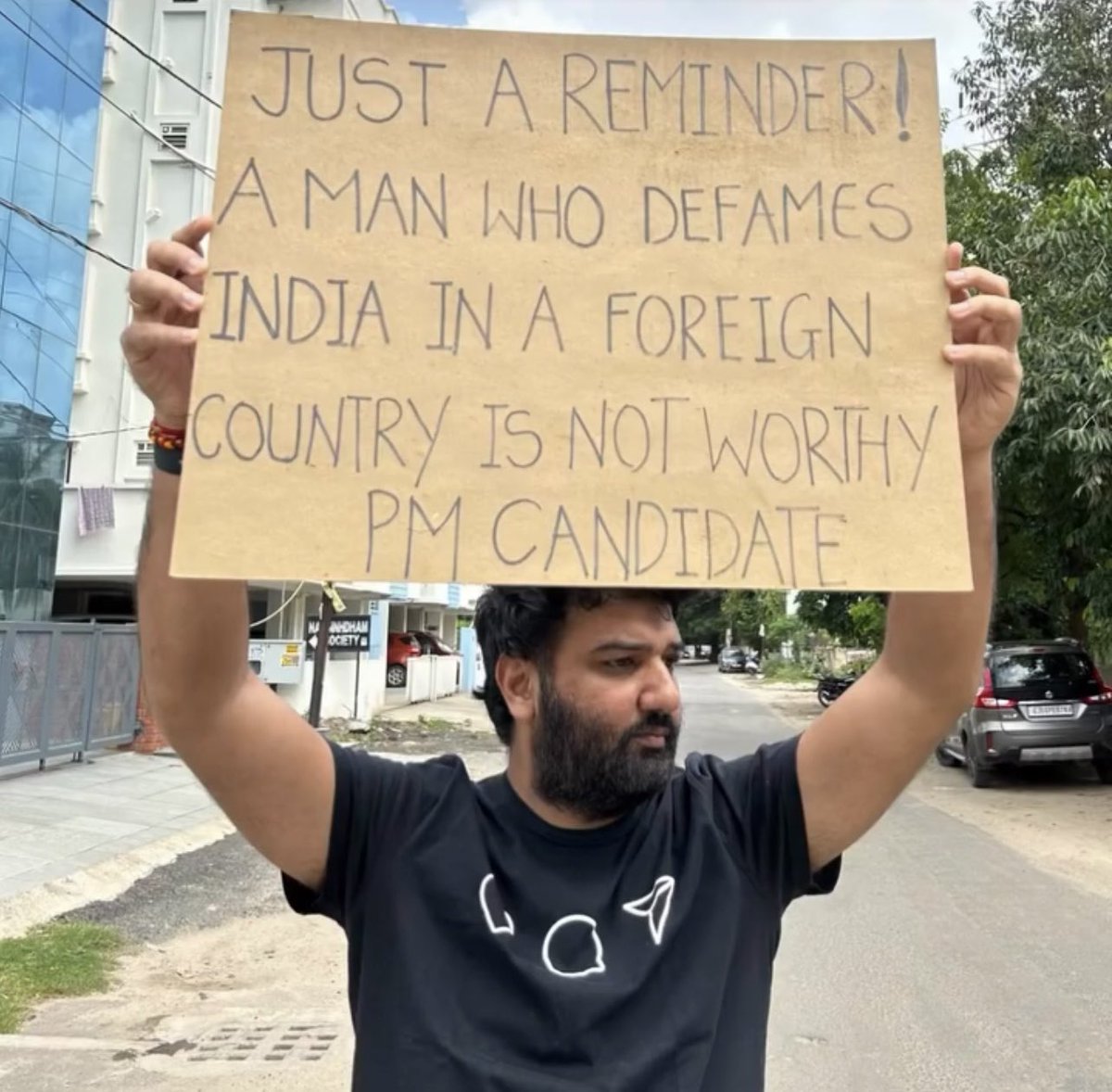 VlKAS_PR0NAM0's tweet photo. A man who defames his own country on foreign soil is not a worthy PM candidate 🔥

Pappu can be a PM only in Con party’s dreams https://t.co/R5cgeQ48Gh