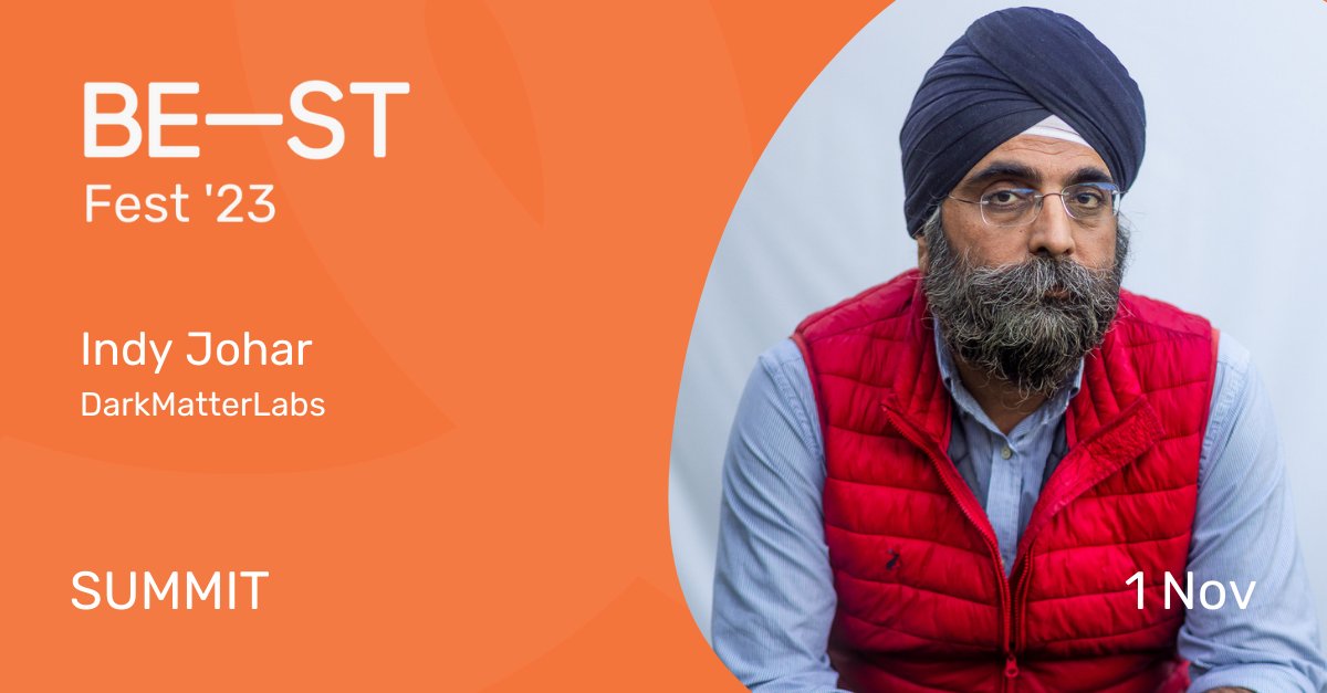 Built Environment - Smarter Transformation (@be_stbuild) on Twitter photo Joining us on the BE-ST Fest stage this year is Indy Johar, Mission Co-holder at <a href="/DarkMatter_Labs/">Dark Matter Labs</a>. Indy is also owner of the RIBA award winning practice, founding director of <a href="/OpenSystemsLab/">Open Systems Lab</a>, seeded <a href="/WikiHouse/">WikiHouse</a> and <a href="/open_desk/">Opendesk</a>.
➡️ Book your ticket bit.ly/3R4DDdW Joining us on the BE-ST Fest stage this year is Indy Johar, Mission Co-holder at <a href="/DarkMatter_Labs/">Dark Matter Labs</a>. Indy is also owner of the RIBA award winning practice, founding director of <a href="/OpenSystemsLab/">Open Systems Lab</a>, seeded <a href="/WikiHouse/">WikiHouse</a> and <a href="/open_desk/">Opendesk</a>.
➡️ Book your ticket bit.ly/3R4DDdW
