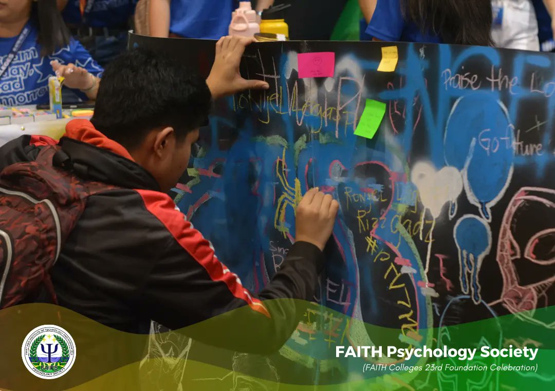 TheFAIPS's tweet photo. 🔱FAIPS RECAP🔱 

"With great power comes great responsibility." Who are we? We are…

---

Psychmates joined in celebrating a week of unity, excellence, and fun during FAITH Colleges' 23rd Founding Anniversary: Dream today, lead tomorrow, last September 6-9. https://t.co/6tGORJZZ6p
