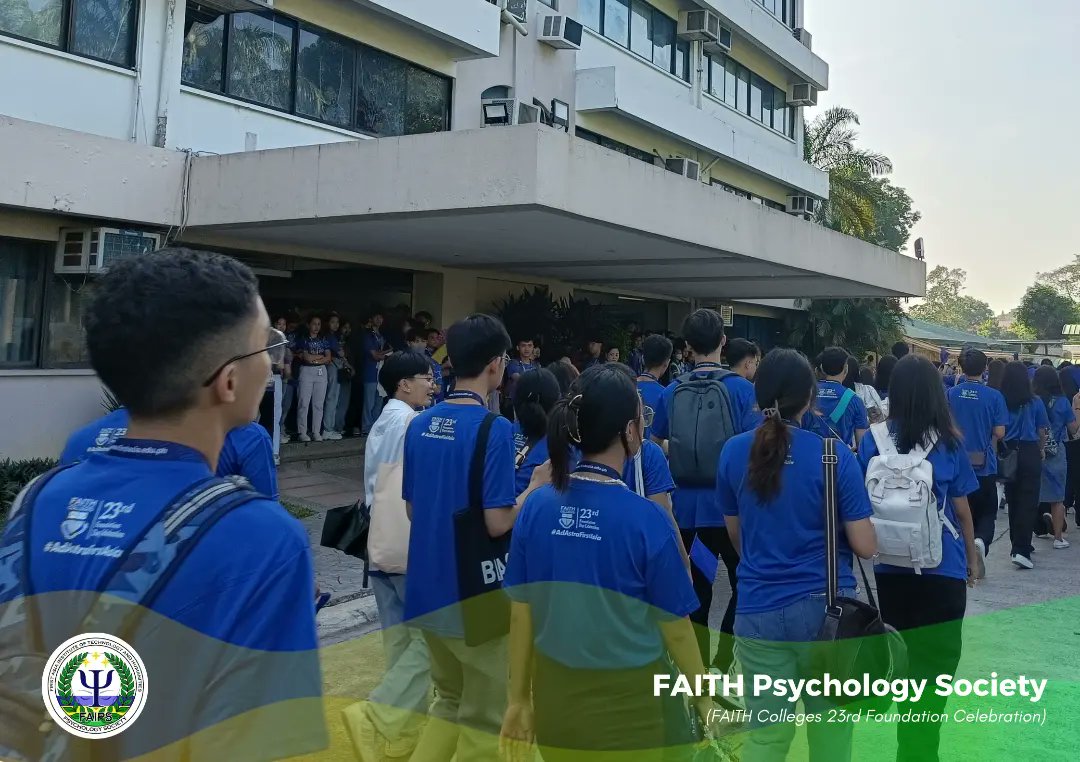 TheFAIPS's tweet photo. 🔱FAIPS RECAP🔱 

"With great power comes great responsibility." Who are we? We are…

---

Psychmates joined in celebrating a week of unity, excellence, and fun during FAITH Colleges' 23rd Founding Anniversary: Dream today, lead tomorrow, last September 6-9. https://t.co/6tGORJZZ6p