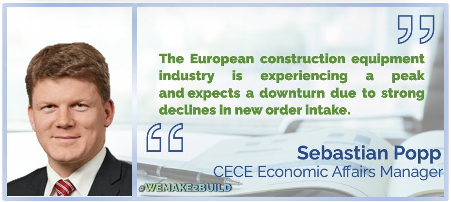 CECE_Europe's tweet photo. ๐ดLIVE๐CECE Market Update
CECE Economic Affairs Manager Sebastian Popp dives deep into 2023 figures๐ฃ:
#WeMake2Build ๐
#ConstructionEquipment #VirtualEvent #Market https://t.co/N2FqIbjIcy