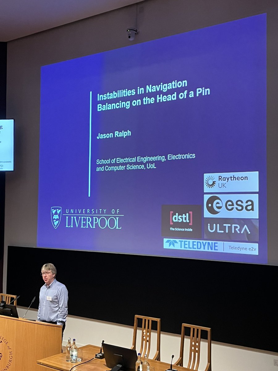 Murat Uney (@drmuratuney) on Twitter photo <a href="/DACDTUoL/">Distributed Algorithms CDT (Liverpool)</a> Prof Jason Ralph delivering the first keynote at #SSPD23 <a href="/DACDTUoL/">Distributed Algorithms CDT (Liverpool)</a> Prof Jason Ralph delivering the first keynote at #SSPD23