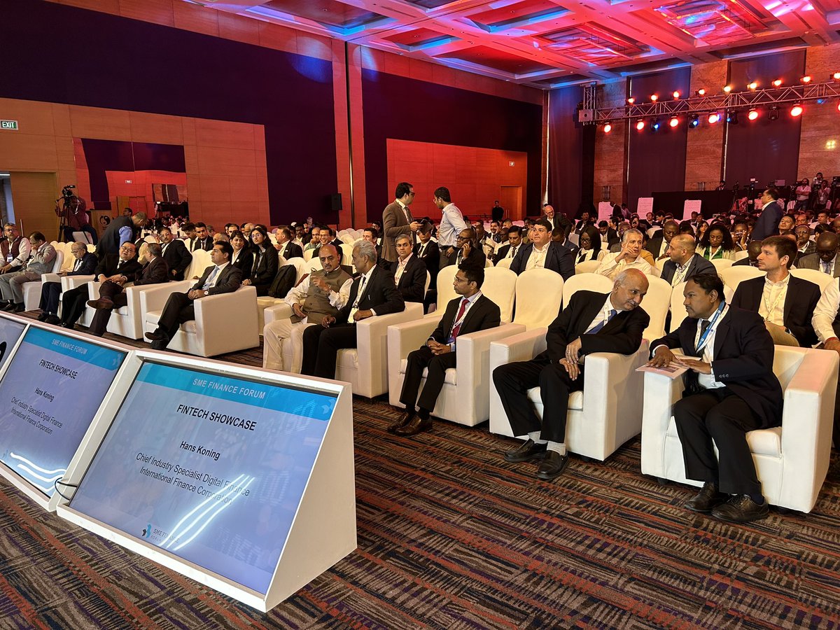 sidbiofficial's tweet photo. 🌟 The #GSMEFF2023 kicks off in full swing!
Participants get ready to immerse in #knowledge of the #digital advancements in the #SME finance sector.
#GSMEFF23 #DigitalEcosystem #SMEFinance https://t.co/1QQaOWvnYD