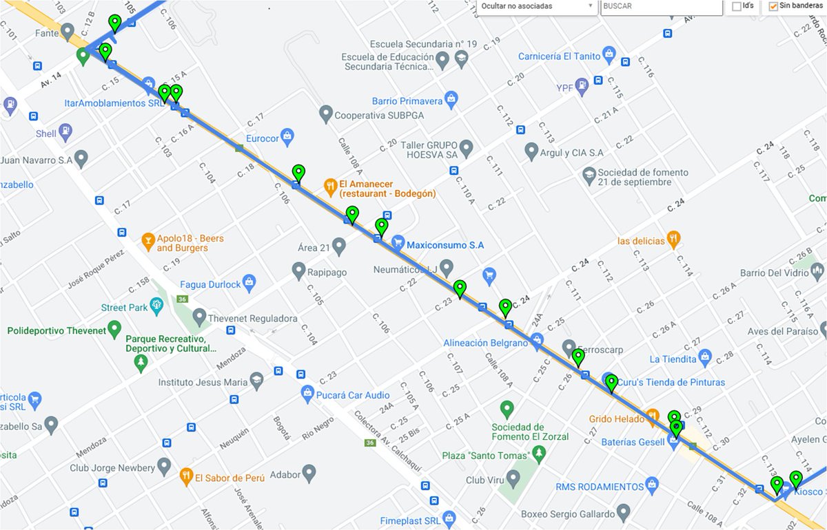 ATENCIÓN:
#Línea159 - Ramal L (Azul) y L (Roja - P. Nuevo)
#Línea300 - Ramal B1.
Se han hecho las correcciones y actualizaciones en las paradas que están en Camino Belgrano entre Av. 14 y Av. Eva Perón (Ex Sevilla) que permitirán hacer consultas en la app.