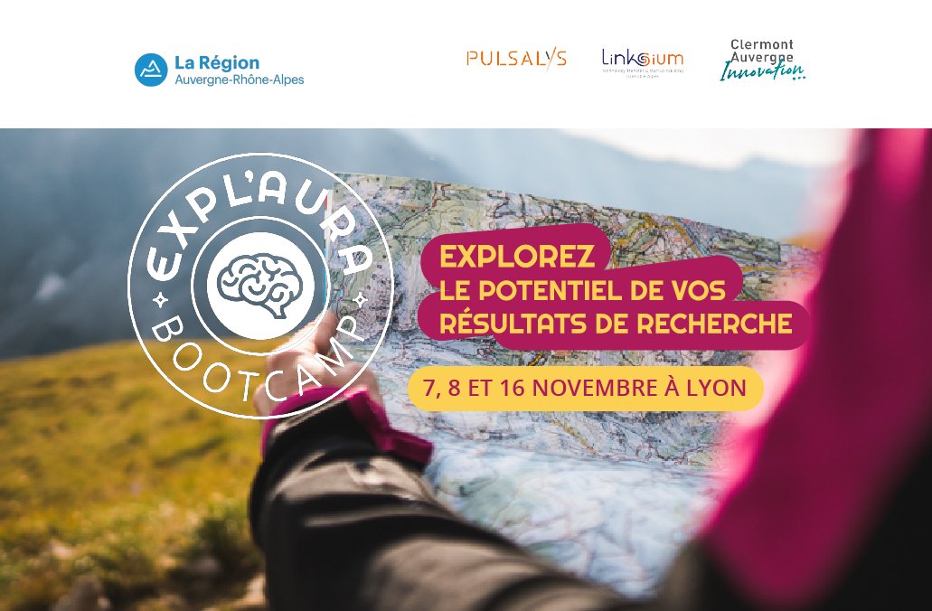 Université de Lyon (@universitelyon) on Twitter photo 📢 Doctorants, jeunes docteurs et postdoc de Lyon Saint-Étienne, candidatez au bootcamp expl'Aura pour vous aider à transformer vos résultats de #recherche et inventions en produits ou services innovants !
➡️ universite-lyon.fr/-320200.kjsp
avec <a href="/Pulsalys/">PULSALYS</a> @LINKSIUM_ et <a href="/CAI_Clermont/">Clermont Auvergne Innovation</a> 📢 Doctorants, jeunes docteurs et postdoc de Lyon Saint-Étienne, candidatez au bootcamp expl'Aura pour vous aider à transformer vos résultats de #recherche et inventions en produits ou services innovants !
➡️ universite-lyon.fr/-320200.kjsp
avec <a href="/Pulsalys/">PULSALYS</a> @LINKSIUM_ et <a href="/CAI_Clermont/">Clermont Auvergne Innovation</a>