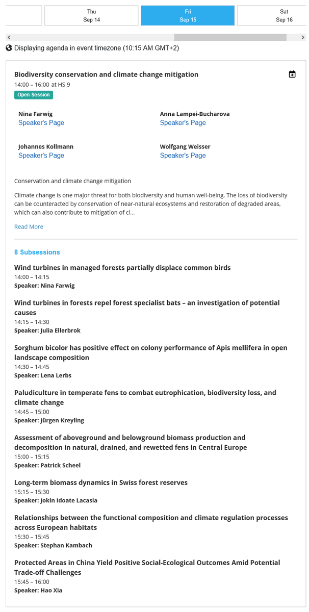 How to manage ecological impacts of wind power deployment in forests? <a href="/NinaFarwig/">Nina Farwig</a>, <a href="/EllerbrokJulia/">Julia S. Ellerbrok</a> and I will present results of our <a href="/umweltstiftung/">DBU</a>-project at the @GfoeSoc meeting in Leipzig (today and on Friday).