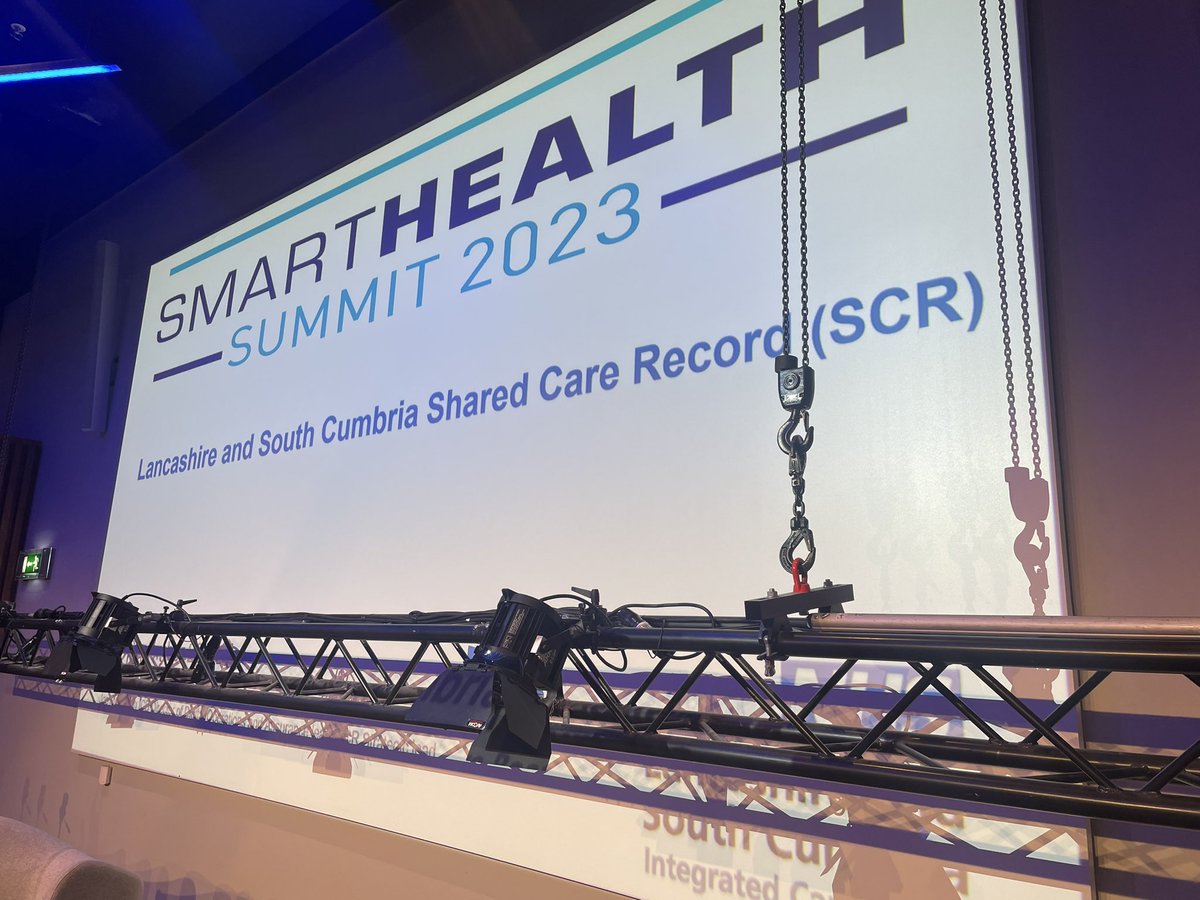 joemcguigan's tweet photo. So proud to present Lancashire and South Cumbria shared care record at the #SmartHealthSummit2023 as they start their important journey towards a national Irish shared record by 2030 and great to see their innovative practice. @RoyLilley https://t.co/lr0Bej4Ews