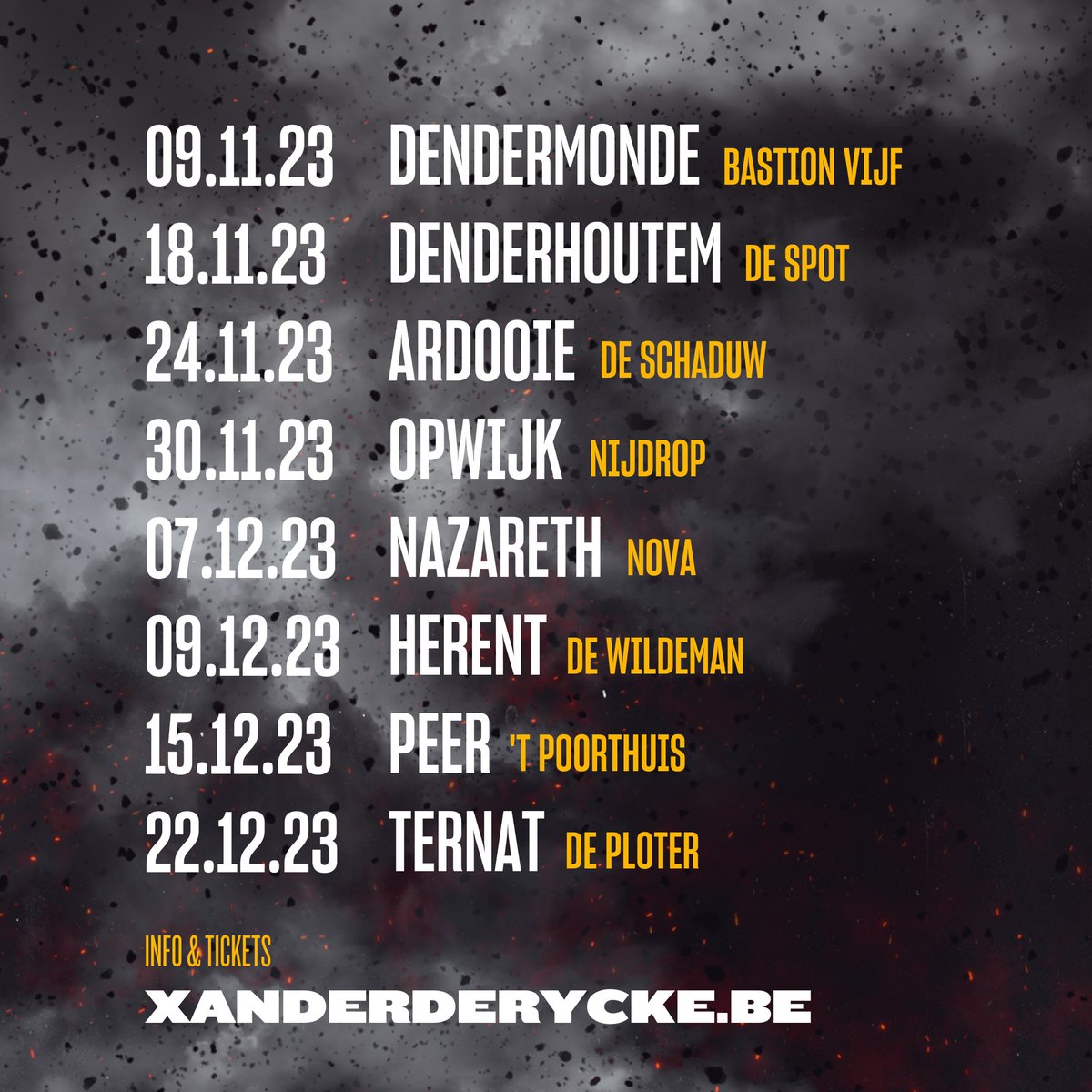 Geen Lotto Arena show zonder even enkele grappen warm te lopen! Kom ontdekken waarom sommige stukken gaan sneuvelen tegen december!

Tickets: xanderderycke.be
