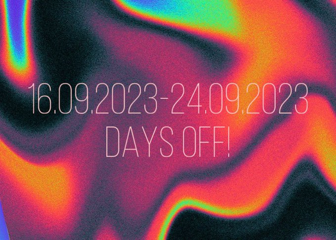 Hey everyone! Just a heads up that starting from the 16th, I'll be off on a hiking adventure along the