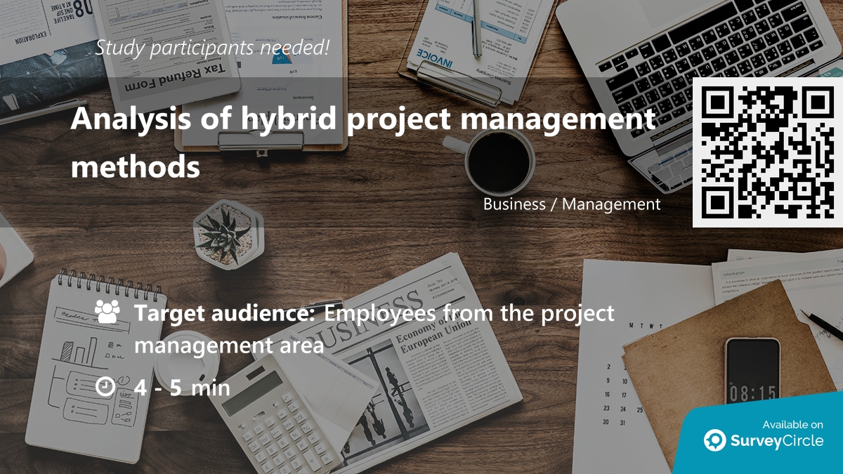 daily_research's tweet photo. Participants needed for online survey!

Topic: "Analysis of hybrid project management methods" https://t.co/thCaUZAHcH via @SurveyCircle #HomeOfResearch

#ProjectManagement #HybridProjectManagement #ProjectManagementMethodologies https://t.co/InX9l4rNFJ