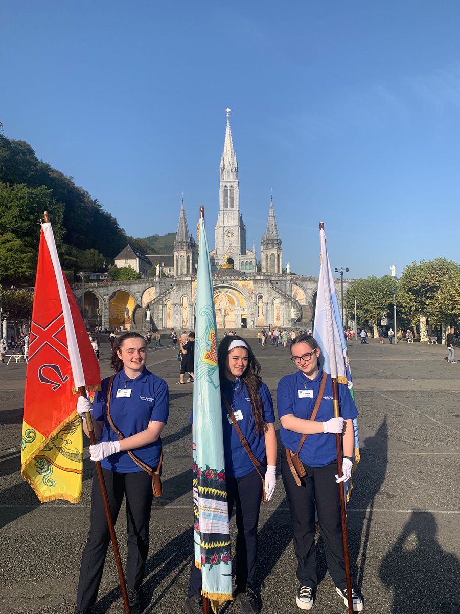 #Grateful & #Blessed after a wonderful Pilgrimage to Lourdes with 100 other Secondary School students from the @dublindiocese An amazing experience for all involved #Welcome #Witness #Wisdom @lecheiletrust1