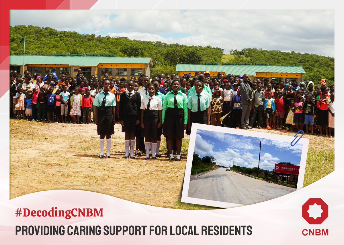 cnbm_zambia's tweet photo. #DecodingCNBM On September 1, 2016, the Park initiated #construction of a school and hospital in Nachitete, fully funded. The school now has a large student body and dedicated teachers, while the hospital is well-staffed and integrated into #Zambia's healthcare system. https://t.co/CcYuFTo2IQ