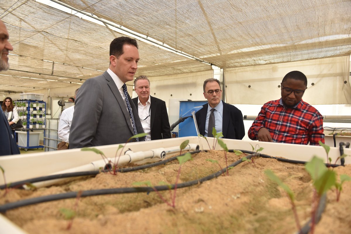 AUCPresident's tweet image. A privilege to welcome Sean Jones, @USAID director, &amp;amp; Robert Powers director, Office of Education &amp;amp; Partnerships, @USAIDEgypt to #AUCCampus. #USAID continues to support our mission to serve Egypt through education &amp;amp; capacity building opportunities. #AUCDriven