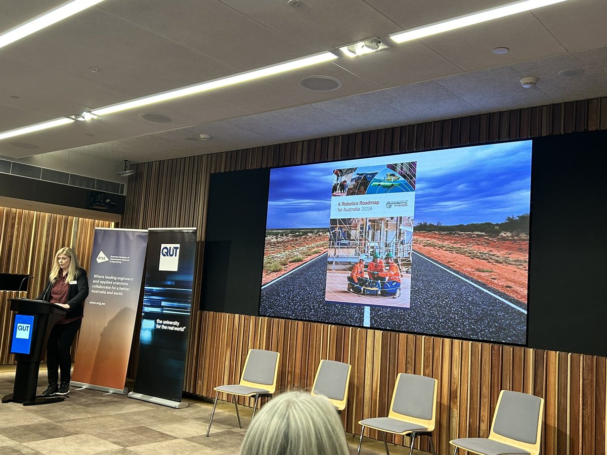 Gary Morgan (@morgan_gary) on Twitter photo Great ATSE key note <a href="/suekeay/">Dr Sue Keay FTSE</a>
The Robotics Roadmap in 2018 was a breakthrough for the Australian robotics community Great ATSE key note <a href="/suekeay/">Dr Sue Keay FTSE</a>
The Robotics Roadmap in 2018 was a breakthrough for the Australian robotics community