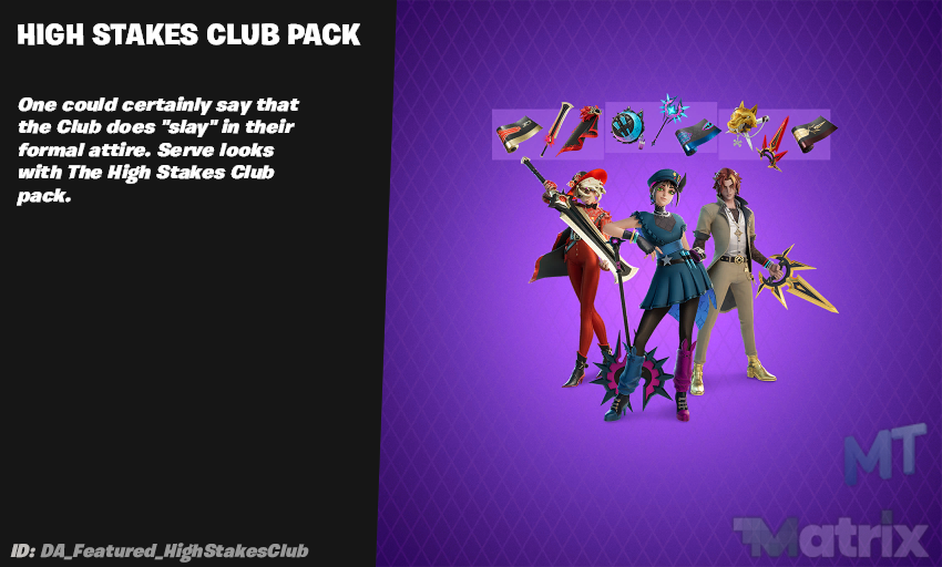 The High Stakes Club Pack - Epic Games Store