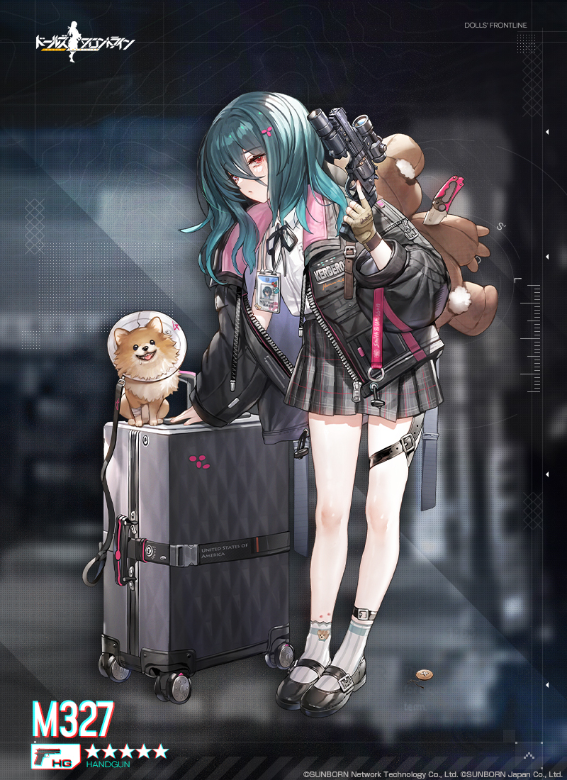 新人形紹介】 ☆5 HG「M327(CV: #引坂理絵)」 だるげな雰囲気を