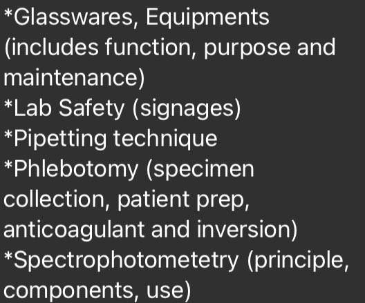 LF CLINICAL CHEM (LAB) REVIEWER FOR 3RD YEAR MEDTECH

POINTERS: