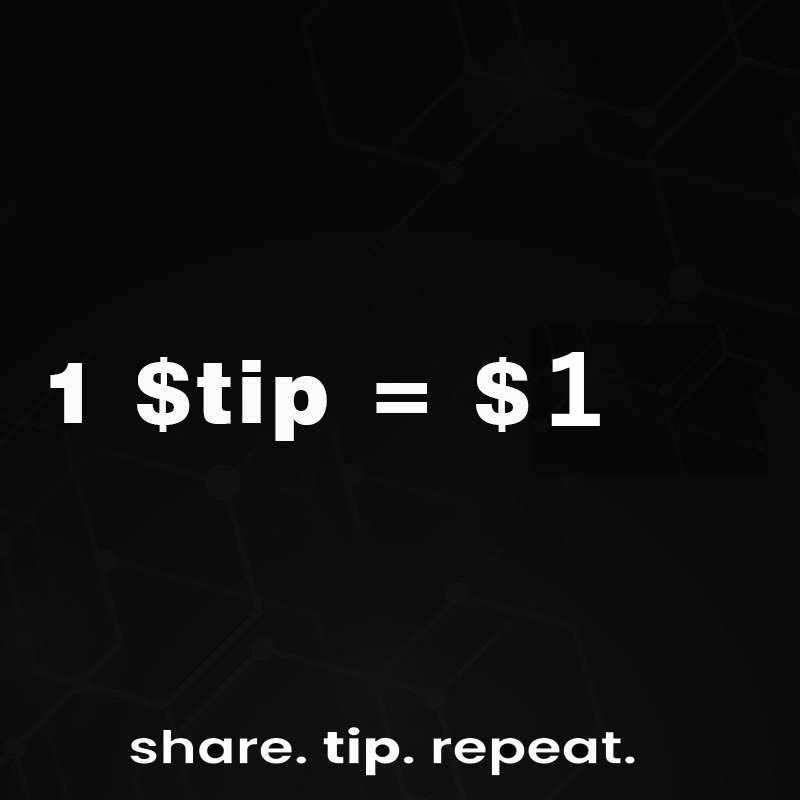 Just waking up I dreamt that 1 $tip will work $1 😃

So I will be rich 

If you are not farming <a href="/tipcoineth/">tipcoin</a> before you must be wrong 

Best way to do it follow <a href="/Samtopgadgets/">Samtop Gadgets</a> will earn you 1,000,000 $tip 

The ball is in your court ❗️