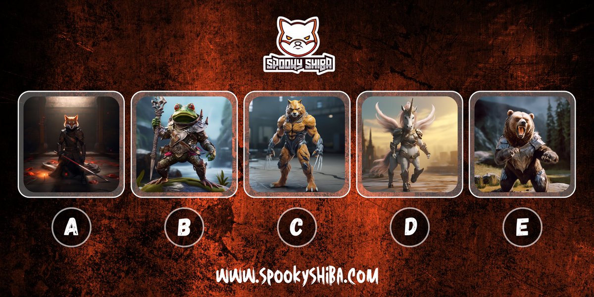 Good Morning SpookyShibians ☀️ 
So far we have released 5 #SPKYSHIB characters for our upcoming #Web3Game 

Tell us which is your favourite #NFT character and  why?

SpookyShiba.com #SPKY <a href="/BNBCHAIN/">BNB Chain</a> 
<a href="/GerhardHacher/">Gerhard Hacher</a> <a href="/Christo51822787/">JQ/JargonQuest</a> @spkymafia <a href="/BillanorieShort/">JQ_CFO</a>