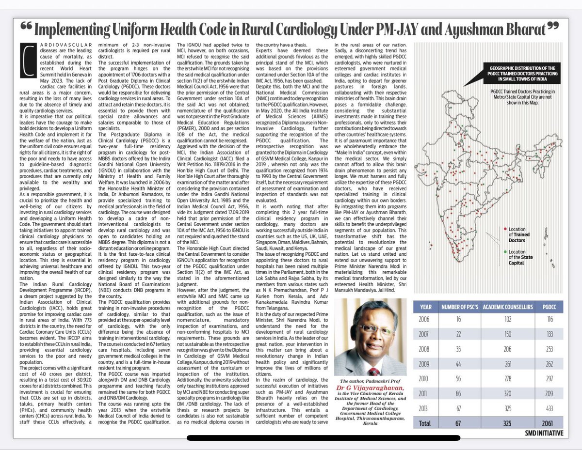 Shortage of specialists in rural areas. @CSEP_Org @csepresearch should understand the fact that #AyushmanBharat scheme falls short in equipping rural healthcare infrastructure.@narendramodi @mansukhmandviya #RuralHealth @PMOIndia @MoHFW_INDIA 🦋📌tehelka.com/shortage-of-sp…