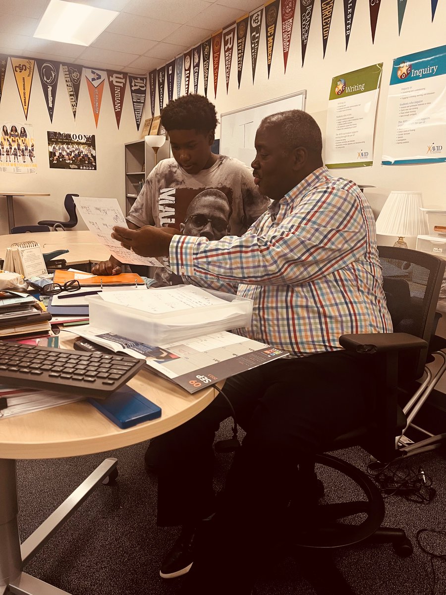 Growth is when a 9th grader comes into a classroom, after school, to ask a teacher (Mr Madison) “what did I miss” in order to get it right the next time!! We are change agents, and loving kids is how we roll!! Make no errors honey, we show up like this everyday! #WeAreFHS