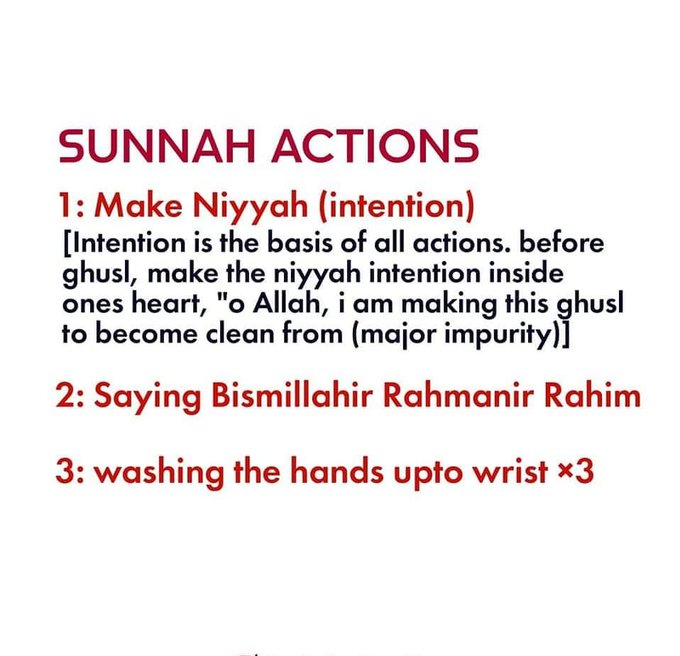 》Ghusl Ritual Bath 💦 Learn how to Bath in islam. 》Must Read 📚 》Thread ️