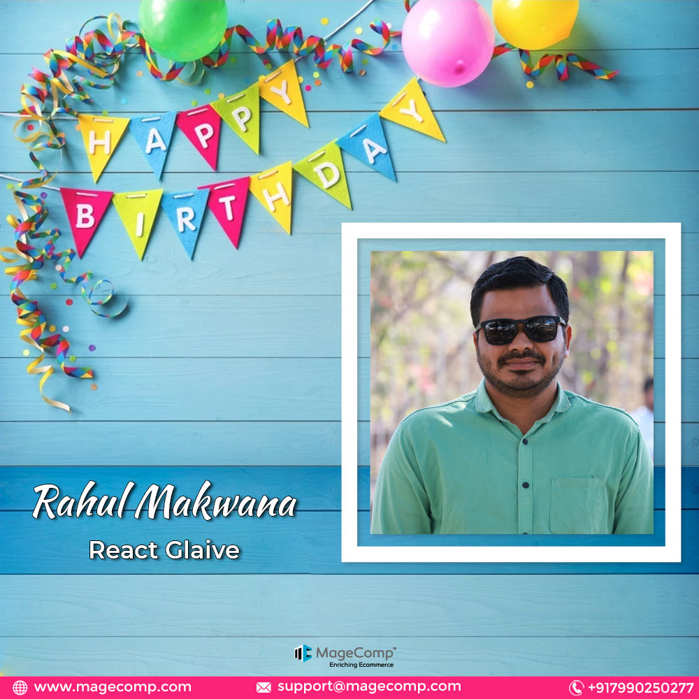 theMageComp's tweet image. Greetings on Your Special Day!!🎉🎊

Here&apos;s to a year filled with exciting projects, endless creativity, and, of course, lots of cake! 🍰🥳

Happy Birthday Rahul Makwana , AKA React Glaive 🦸‍♂️

#magecomp #birthday #birthdaywishes #happybirthday #happybirthday🎂