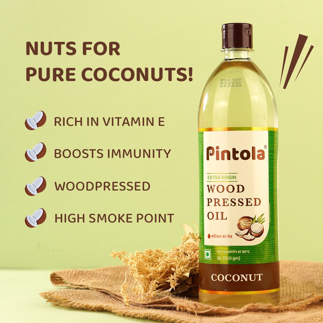 Unleash flavourful magic from the Heart of the Coconut 💗

🛒Shop now: pintola.in 

#Pintola #SpreadTheGoodness #Healthy #HealthyLifestyle #HealthyLiving #OrganicProducts #CoconutOils #ExtraVirgin #ExtraVirginCoconutOil #healthyfood #wellness #naturaloils #cookingoil