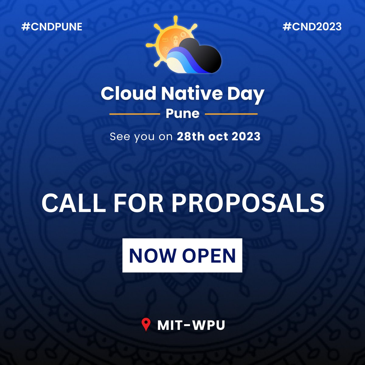 Ready to inspire the tech world?
The stage is yours at Cloud Native Day Pune. 🎙
Whether it's about DevOps, microservices, or AI, we're all ears. 🚀
Submit your proposals here today! 💬: papercall.io/cnd-pune-23 

#CallForProposals #TechTrailblazers #cfp