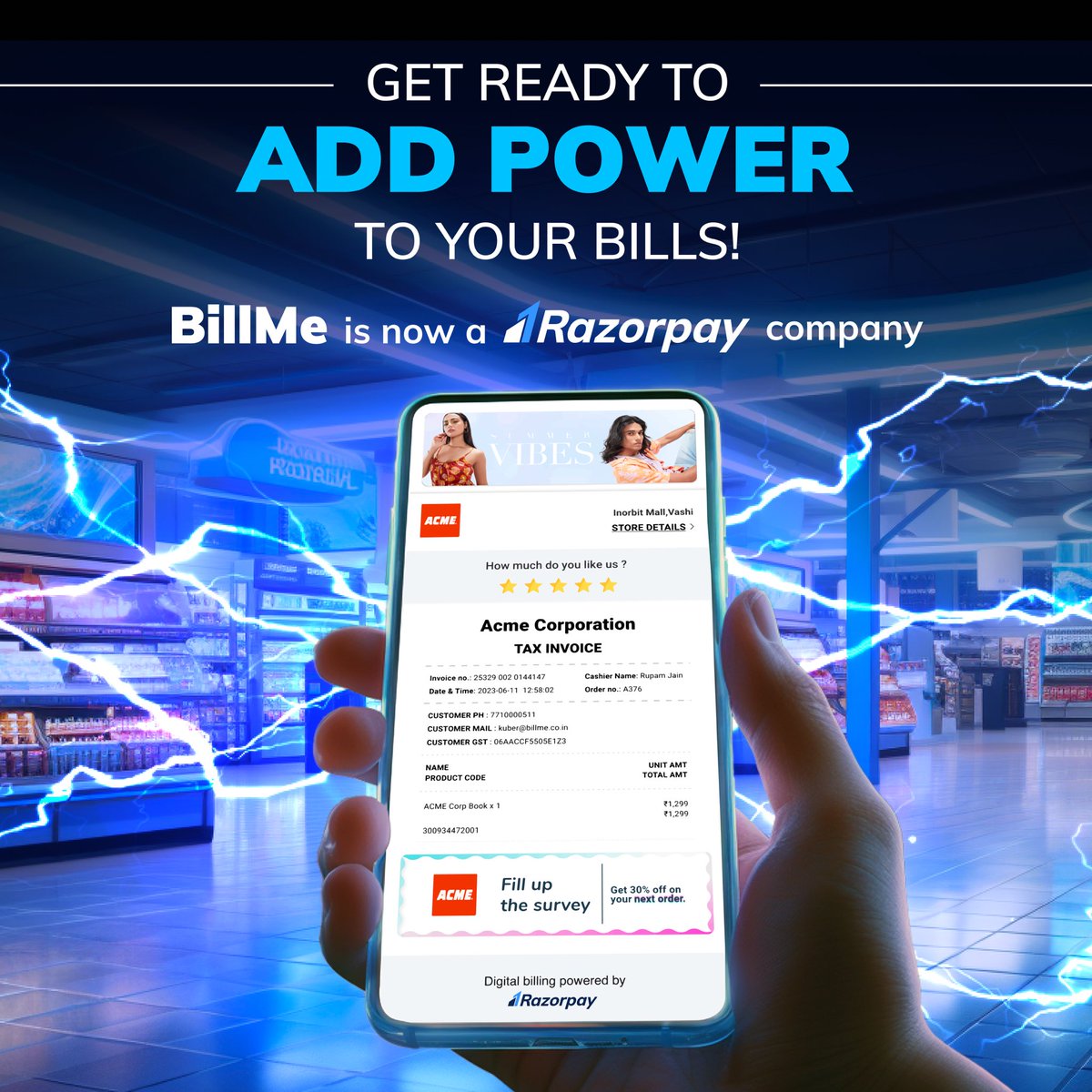 Razorpay tweet media