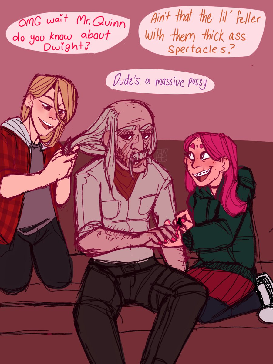 girls night with peepaw Quinn
#leigondbd #juliekostenko #susielavoie #calebquinn #thedeathslinger #DeadbyDaylight #DeadbyDaylightfanart