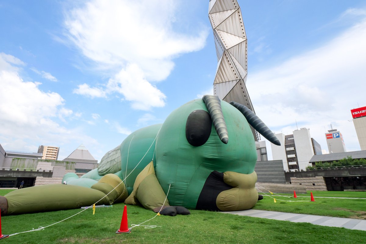 10/27まで】クラウドファンディング「巨大バッタの修復・公開」 水戸