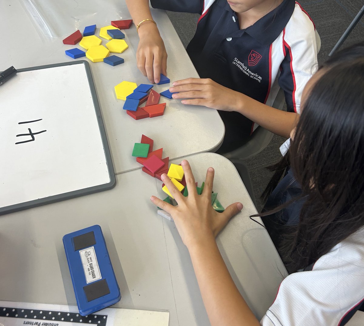 thurlowleanne's tweet image. How many? How do you know? Our teachers are researching some number concepts in G2.  Seeing some skip counting, unitising, place value and counting on start to emerge. Great! Now what?… great conversations about student thinking in G2. #saisrocks #pypmath