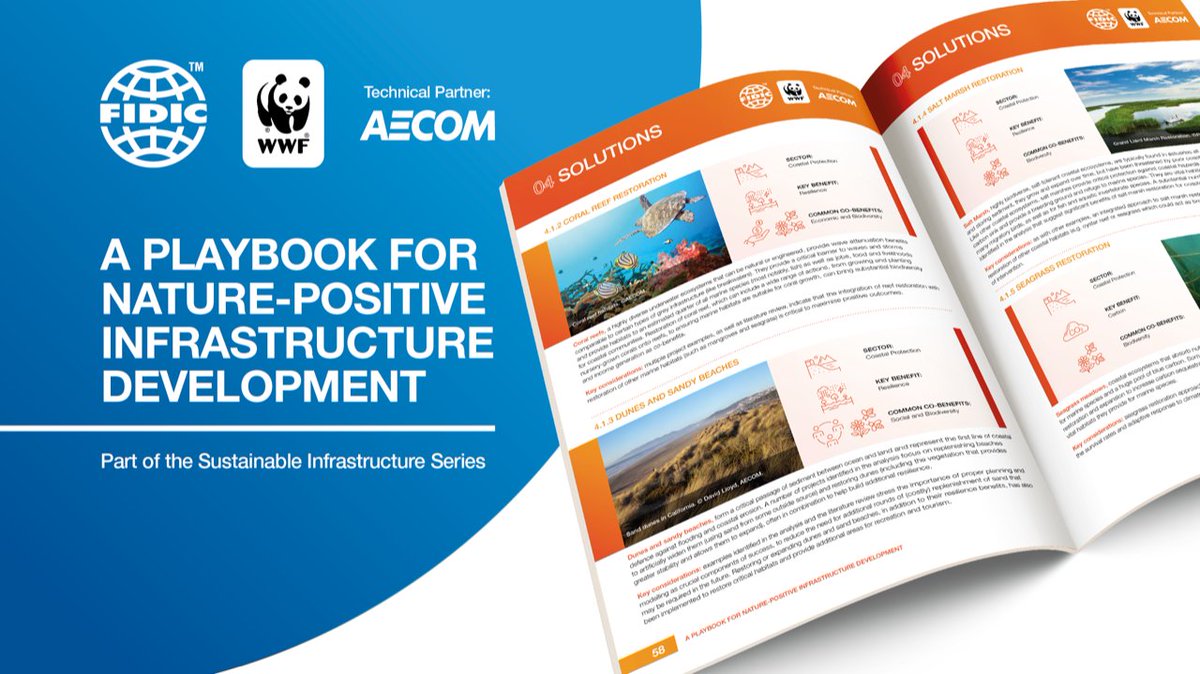 🌿 Today's the day! Join us at the FIDIC Global Infrastructure Conference 2023 in Singapore for the grand unveiling of the FIDIC, <a href="/World_Wildlife/">World Wildlife Fund</a>, <a href="/AECOM/">AECOM</a> playbook for Nature-Positive Infrastructure Development. 

Download ➡️ issuu.com/fidic/docs/wwf…

Together, let's harness the
