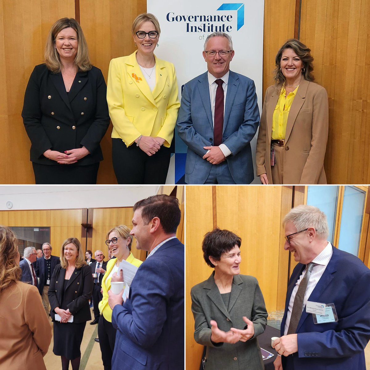 Governance Institute held its Parliamentary Friends of Governance event at Parliament House this morning to highlight our work on #goodgovernance in the #publicsector and push for better awareness of good governance in #society. @zdaniel @BridgetArcherMP @DaveSmithMP