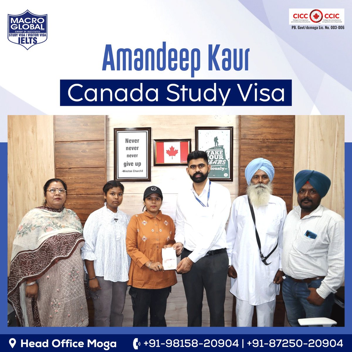 Amandeep Kaur's Dream of Studying in Canada Comes True!  She's heading to Sheridan College for Computer Programming with the support of Macro Global.📚🇨🇦

 #Macroglobal #GurmilapSinghDalla  #StudyInCanada #CanadaVisa #SheridanCollege #ComputerProgramming #Canada #CanadaStudyVisa