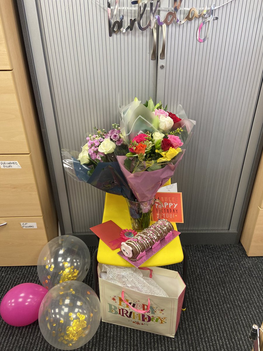 miss_webbo's tweet photo. What a fabulous team to work with at @hifieldji Made such an amazing effort to make me feel special on my birthday! ❤️ #highfieldfamily https://t.co/fqVasm9JyG